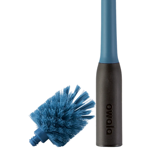 2-in-1 Bottle Brush, Replacement Brush Heads / Blue