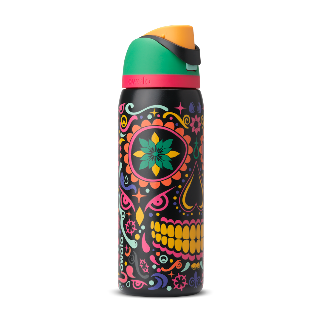 Sugar Skull Water Bottle JDEFRFG4T4