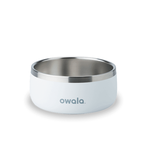 Owala white 3 cup pet bowl