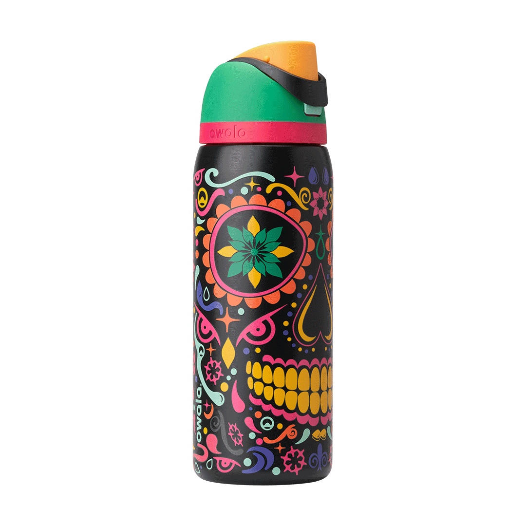 Sugar Skull Water Bottle JDEFRFG4T4